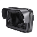Sun Visor Waterproof Bike Bicycle Motorbike Handlebar Bag Touch Screen Phone Bag For Smart Phone Under 6.3 Inch