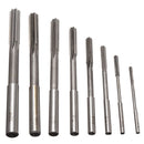 8pcs 3-10mm HSS Machine Reamer Straight Shank Milling Reamer Chucking Reamer