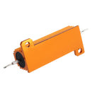 RX24 50W 100R 100RJ Metal Aluminum Case High Power Resistor Golden Metal Shell Case Heatsink Resistance Resistor