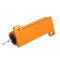 RX24 50W 100R 100RJ Metal Aluminum Case High Power Resistor Golden Metal Shell Case Heatsink Resistance Resistor