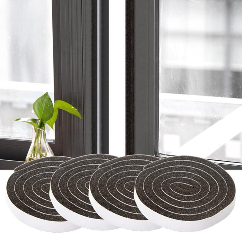 4Pcs/Set PVC Window Seal Stickers Self-adhesive Tape Dustproof Anti-noise Door and Window Sink Seals