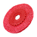 Drillpro Red Hemp Rope Buffing Wheel for Stainless Steel Metal Coarse Grinding Angle Grinder Polishing Tools