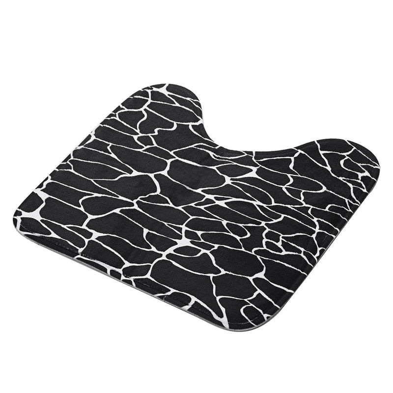 Marble Shower Curtain Waterproof Bathroom Bath Mat Set Rug Toilet Lid Covers A Shower Curtain