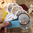Mini 2 in 1 3X Handheld Ruler Fresnel Magnifier PVC Ultra Thin Magnifying for Reading Viewing