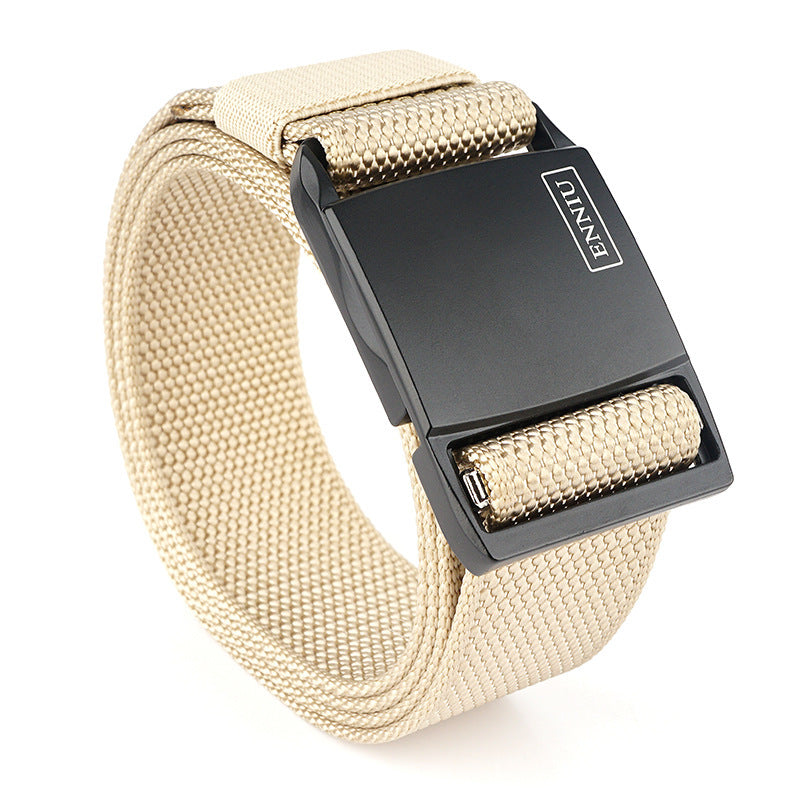 ENNIU 125cm 100D Nylon Magnetic Quick Release Buckle Heavy Duty Tactical Belt Men's Waist Belt