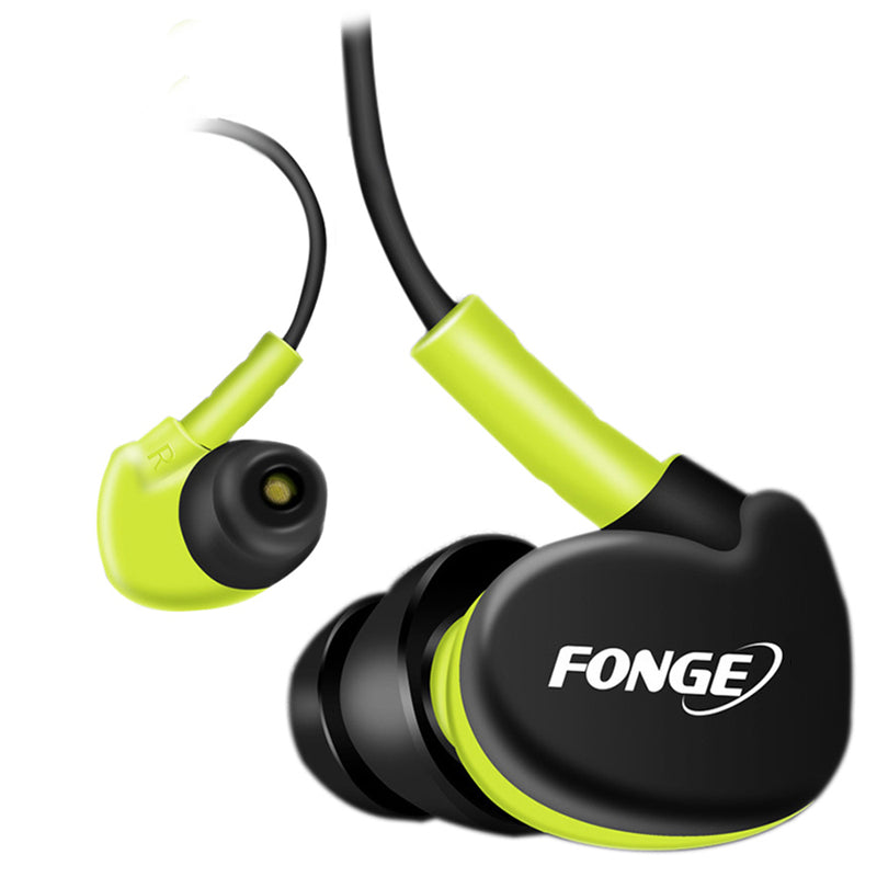 FONGE S500 Sport Stereo Bass 3.5mm In-ear Earphone Running Waterproof Sweatproof with Mic Headset