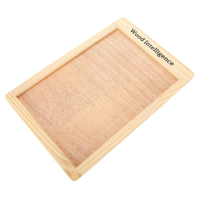 Topacc Wooden Tetris Puzzle Tangram Jigsaw Brain Teasers Game Toy Building Blocks Game Colorful Educational Kid Toy