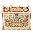 Wooden Wedding Post Box Weddings Reception Card Box With Lock Party Decoration