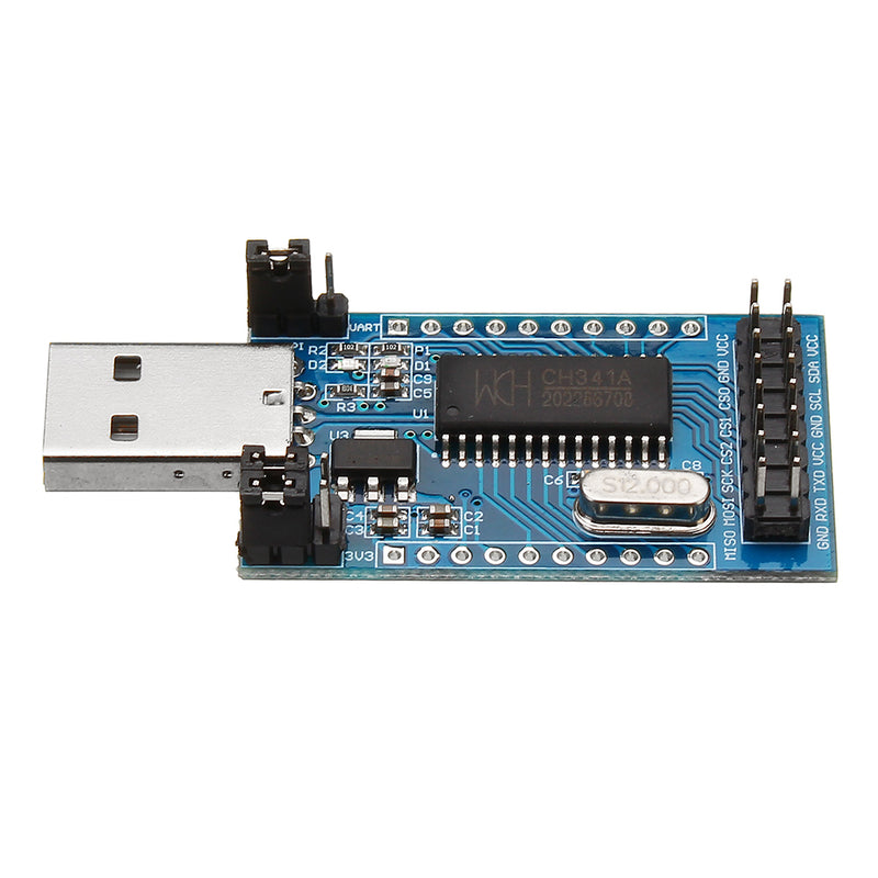 CH341A USB To UART IIC SPI TTL ISP EPP/MEM Parallel Port Converter Module Onboard Operating Indicato