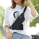 Unisex Canvas Waist Bag Waist Belt Bag Fanny Pack Hip Pouch Travel Sports Phone Pocket