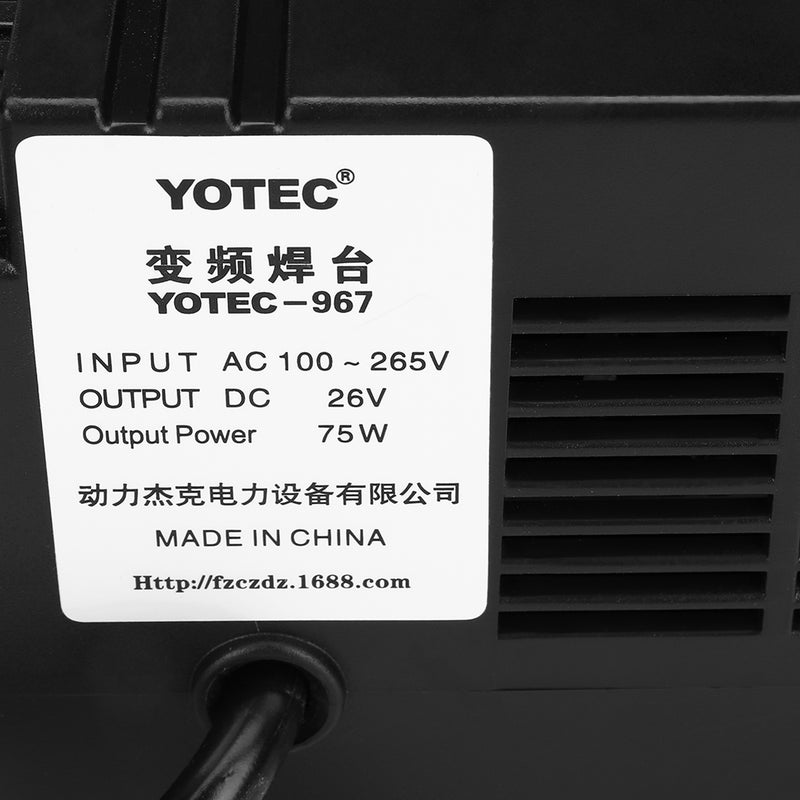 110-265V 967 Power Electric Soldering Station SMD Rework Welding Iron Holder Set