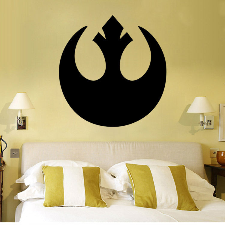 W-1 Star Wars Wall Stickers Removable  -  BLACK