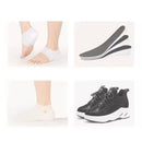 A Pair of Hidden Silica Gel Increase High Growth Heel Pad Height Lifting Cup Insert Foot Support