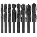 High Speed Steel Black Oxide Reduced Shank Drill Bit with 1/2 inch Shank Twist Drill Bit