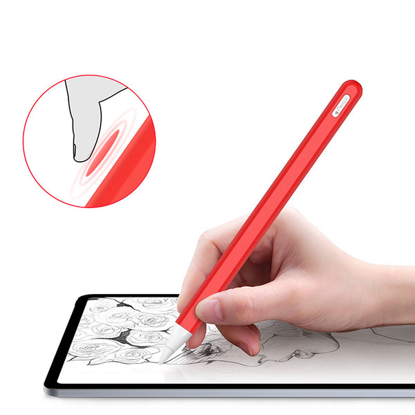 Bakeey Anti-slip Anti-fall Silicone Touch Screen Stylus Pen Protective Case for Apple Pencil 2nd Generation