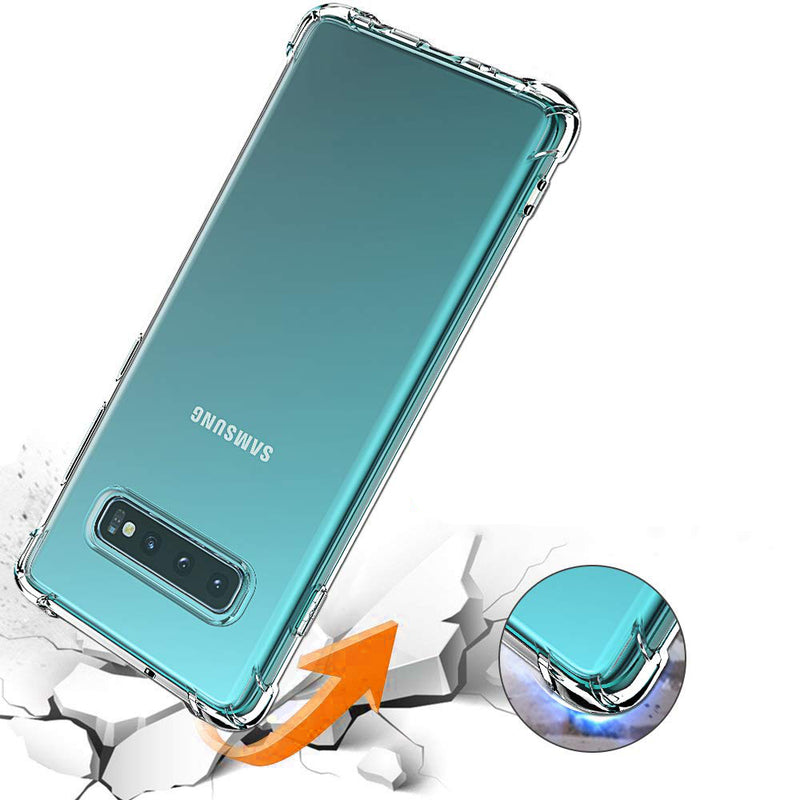 Bakeey Air Cushion Corner Protective Case For Samsung Galaxy S10 Plus 6.4 Inch Clear Soft TPU Back Cover