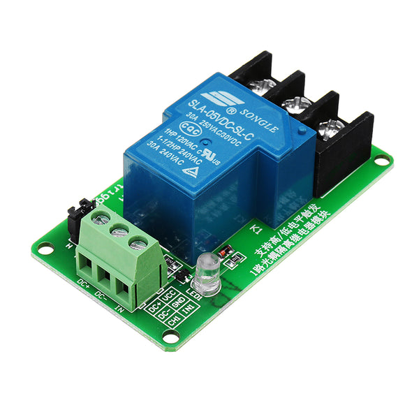 5V 1 Channel 30A Optocoupler Isolation Support High and Low Level Trigger Switch Relay Module