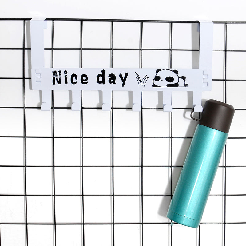 Carbon Steel Door Hook Organizer Rack Hanger Clothes Coat Towel Storage Holder