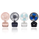 3Modes Mini Portable Summer Fan Outdoor Camping USB Rrchargeable Desk Fan with Safety Clip