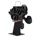 4 Blades Fireplace Fan Thermal Heat Power Wood Burner Fan Stove Fan