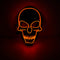 4-Modes Scary Mask Cosplay Led Costume Mask EL Wire Light Up for The Purge Movie
