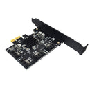 ITHOO PCE6SAT-M01 4 Ports SATA3.0 SSD PCI-E Expansion Card 6Gbps IPFS Hard Disk Adapter for Desktop Computer