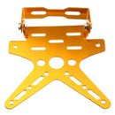 Motorcycle License Plate Holder Aluminum Alloy Mount Bracket Adjusted Number Plate Holder