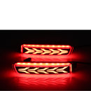Pair Car Rear Bumper Reflector Tail Brake Light For Nissan Juke Murano Quest Infiniti FX35 FX50 Bluebird SYLPHY Kicks Nissan Terra