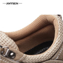 ANTSEN Men's Steel Toe Sneakers Safety Shoes Work Shoes Hiking Camping Anti-Smashing Durable Shoes Xiaomi