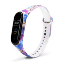 Colorful Pattern Watch Band Watch Strap Silicone Strap for Xiaomi Miband 4 Miband 3