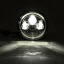 7'' 75W 6000K DRL Amber Halo Angle Eyes Projector LED Round Headlights Hi/Lo Beam Turn signal Light For Harley/Yamaha/Jeep