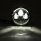 7'' 75W 6000K DRL Amber Halo Angle Eyes Projector LED Round Headlights Hi/Lo Beam Turn signal Light For Harley/Yamaha/Jeep