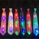 Fashion LED Glowing Tie Dance Party Bar Stage Glowing Flashing Tie Prop