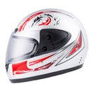BYB Universal Motorcycle Full Face Helmet With Neck Protection Anti-fog Breathable