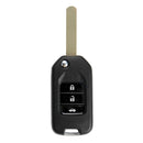 Car 3 Button Remote Fold Key Fob Case/bag Flip Shell for Honda Civic City Jazz HR-V XR-V