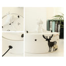 Pet Ceramic Electric Automatic Water Fountain Dog Cat Drinking Bowl Tank Water Dispenser Pump