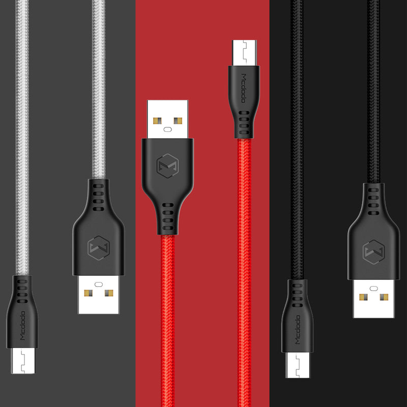 MCDODO 2.4A Fast Micro USB Data Cable Charger Data Microusb Charging Cable For Samsung Huawei Xiaomi