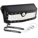 ARILUX Solar Power / USB Rechargeable Waterproof 57 LED PIR Motion Sensor Wall Light Outdoor Garden 4 Modes