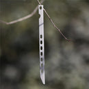 Outdoor Camping Titanium Tent Peg Ultralight V-shape Beach Bed Spike