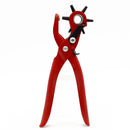 9'' Sewing Leather Belt Hole Puncher Pliers Hook Clamp 2/2.5/3/3.5/4/4.5MM Punch Size For Punching