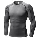 Pro Mens Compression Tight Long Sleeve Shirts Fitness Training Tops Activewear