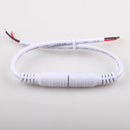 White Male/Female DC Power Connector Cable Plug Wire for CCTV Strip Light