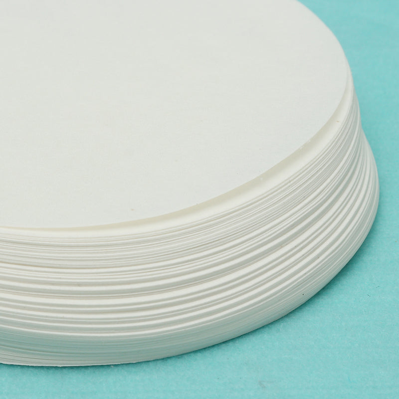 100Pcs/Set 7/9/11/12.5/15/18cm Quantitative Filter Paper Ashless Circular Funnel Filter Sheet Medium Speed 15-20um