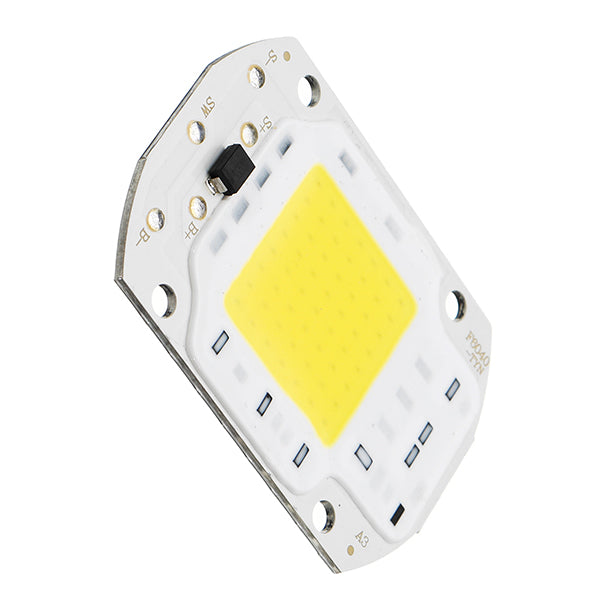 LUSTREON 10W/20W/30W Pure White COB LED Light DIY Chip Supplied by Battery Solar Panel