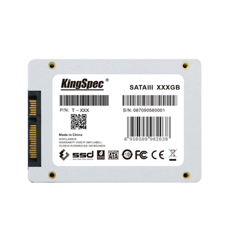 Kingspec T Series TLC SSD 60GB HDD Hard Drive 2.5 Inch 7mm SATA3 6Gb/s Solid State Drive SSD for PC