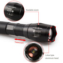 Elfeland Tactical T6 LED 5-Mode Torch Zoomable Flashlight