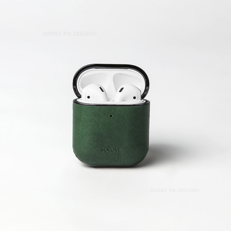 SOLOVE Earphone Bag PU Leather Protective Case bluetooth Earphone Storage Cover for Apple Airpods from Xiaomi Eco-System