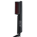 Electric LCD Hair Straightener Comb 160-210C 6 Temperature Men Beard Brush Ceramic Heated Straightening Comb