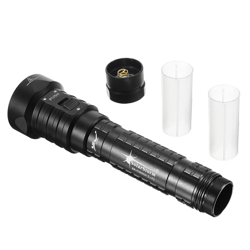 Solarstorm DX4S 4 x L2 U2 3200LM Diving LED Flashlight 60M