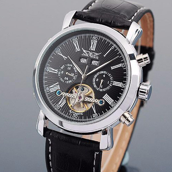 JARAGAR A540 Full Calendar Automatic Mechanical Watch Business Style Men Watches